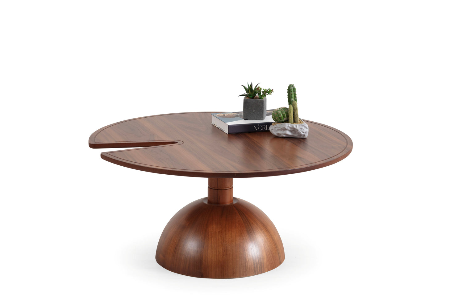 873 Walnut 2 Pc Coffee Table Set - 873WALNUT-COFSET