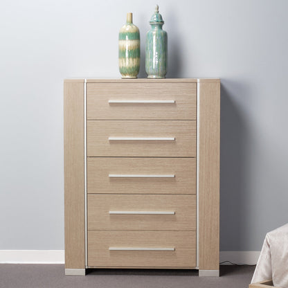 Laguna Ridge Washed Oak Vertical Storage Chest