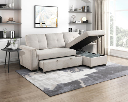 9145PWT*32AVC (3)2-Piece Sectional with Reversible Chaise and Pull-out Bed - 9145PWT*32AVC