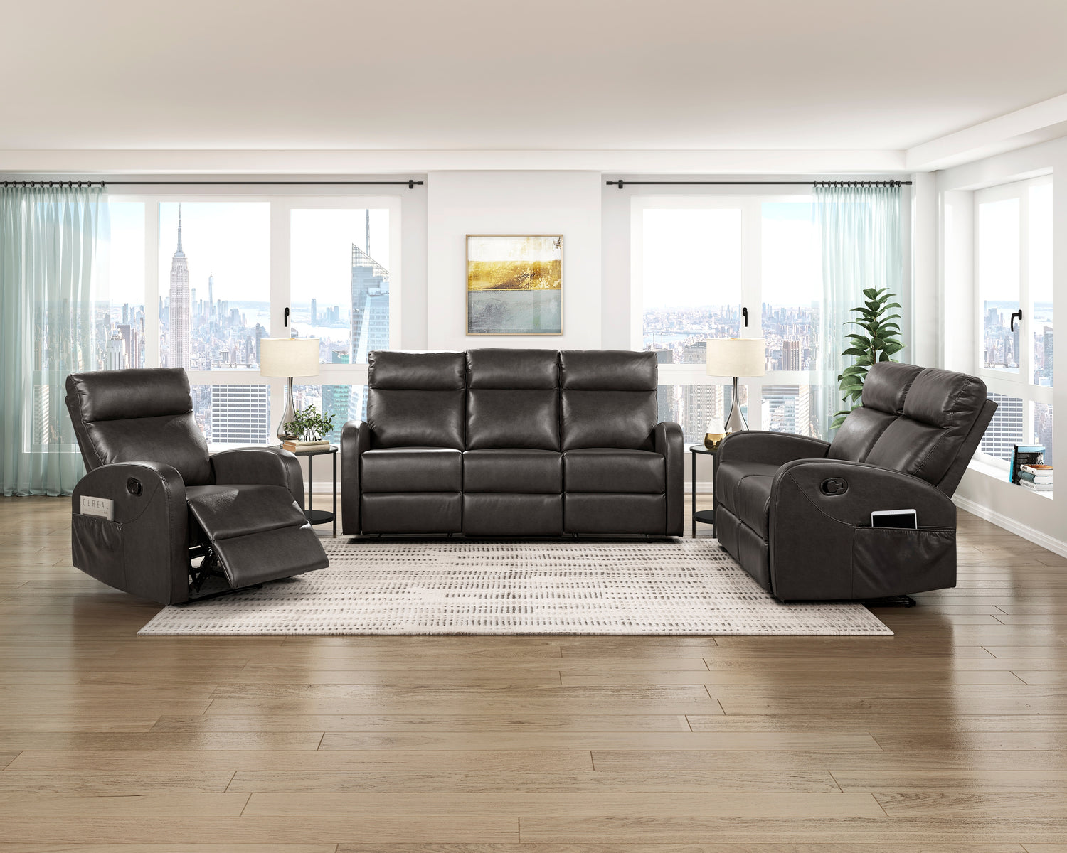 9147PUE-1 Reclining Chair - 9147PUE-1
