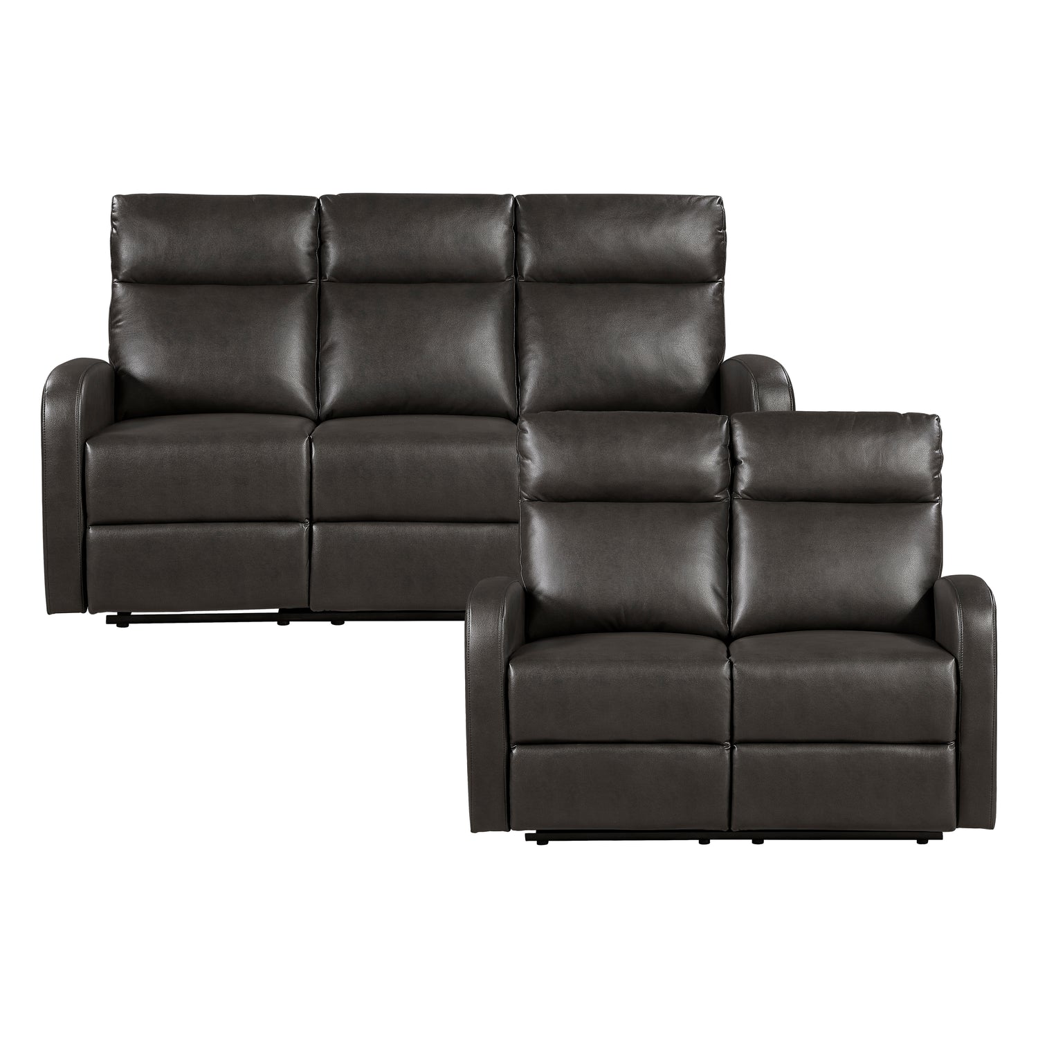 9147PUE*2 2pc Set: Sofa, Love - 9147PUE*2