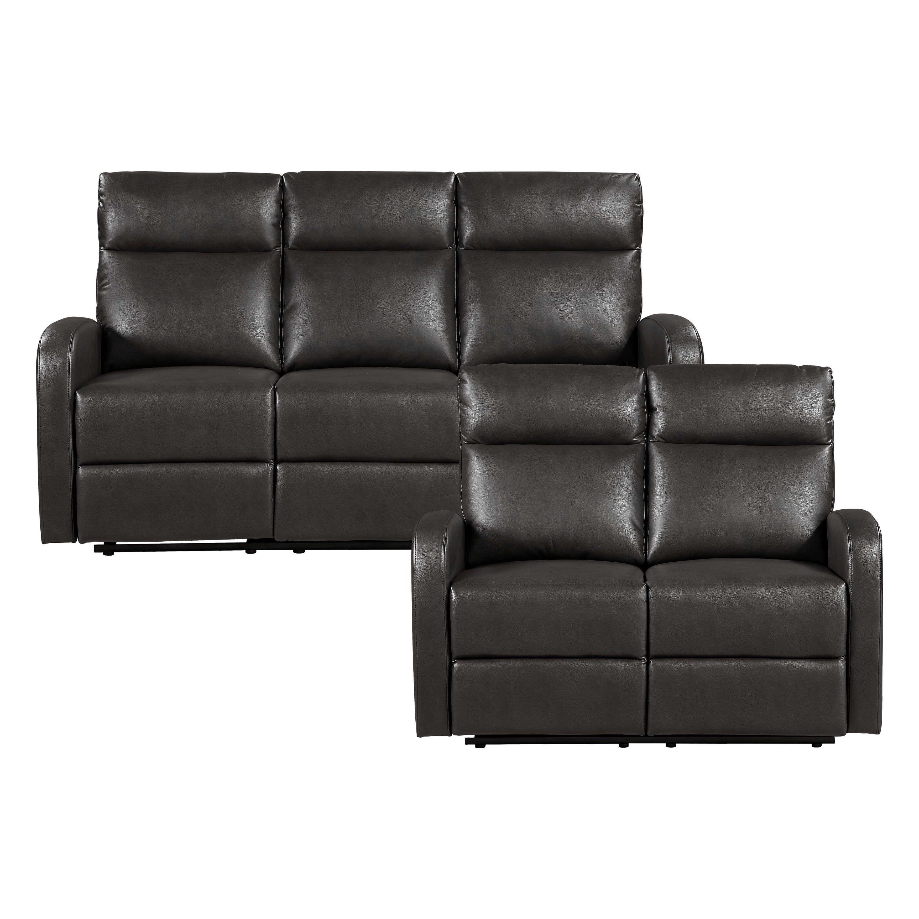 9147PUE*2 2pc Set: Sofa, Love - 9147PUE*2