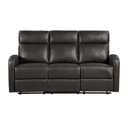 9147PUE-3 Double Reclining Sofa - 9147PUE-3