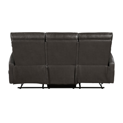 9147PUE-3 Double Reclining Sofa - 9147PUE-3