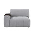 9155GY-1L Left Side Chair with one Arm - 9155GY-1L