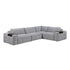 9155GY*41L1R (4)4-Piece Modular Sectional - 9155GY*41L1R