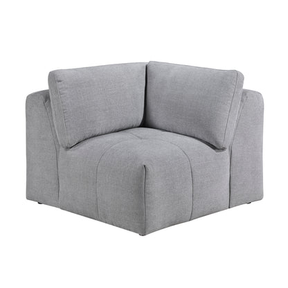 9155GY*51L1R (5)5-Piece Modular Sectional - 9155GY*51L1R