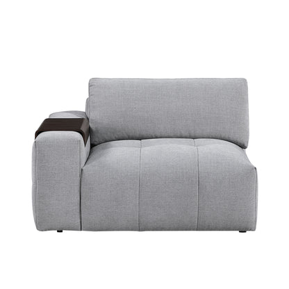 9155GY*51L1R (5)5-Piece Modular Sectional - 9155GY*51L1R