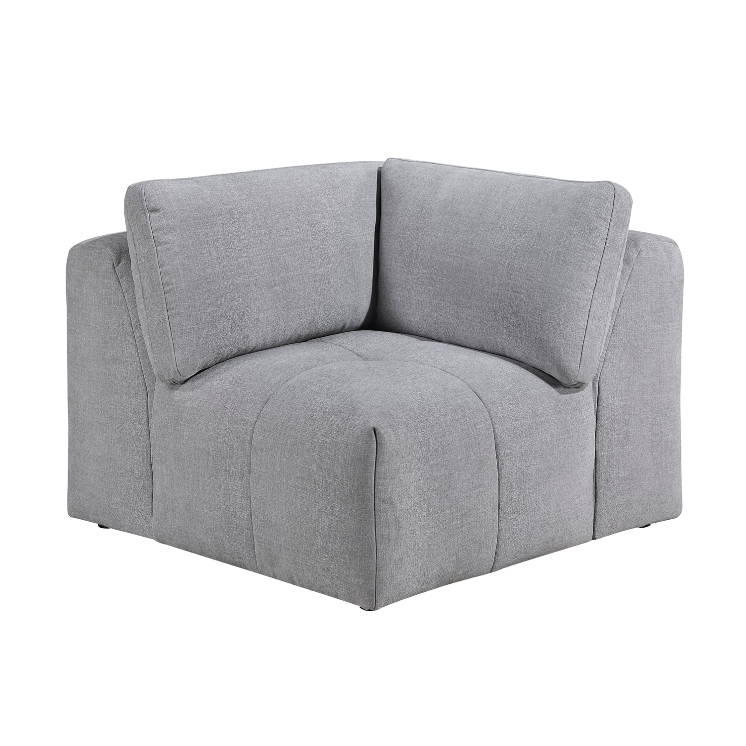 9155GY*51L1ROT (5)5-Piece Modular Sectional with Ottoman - 9155GY*51L1ROT