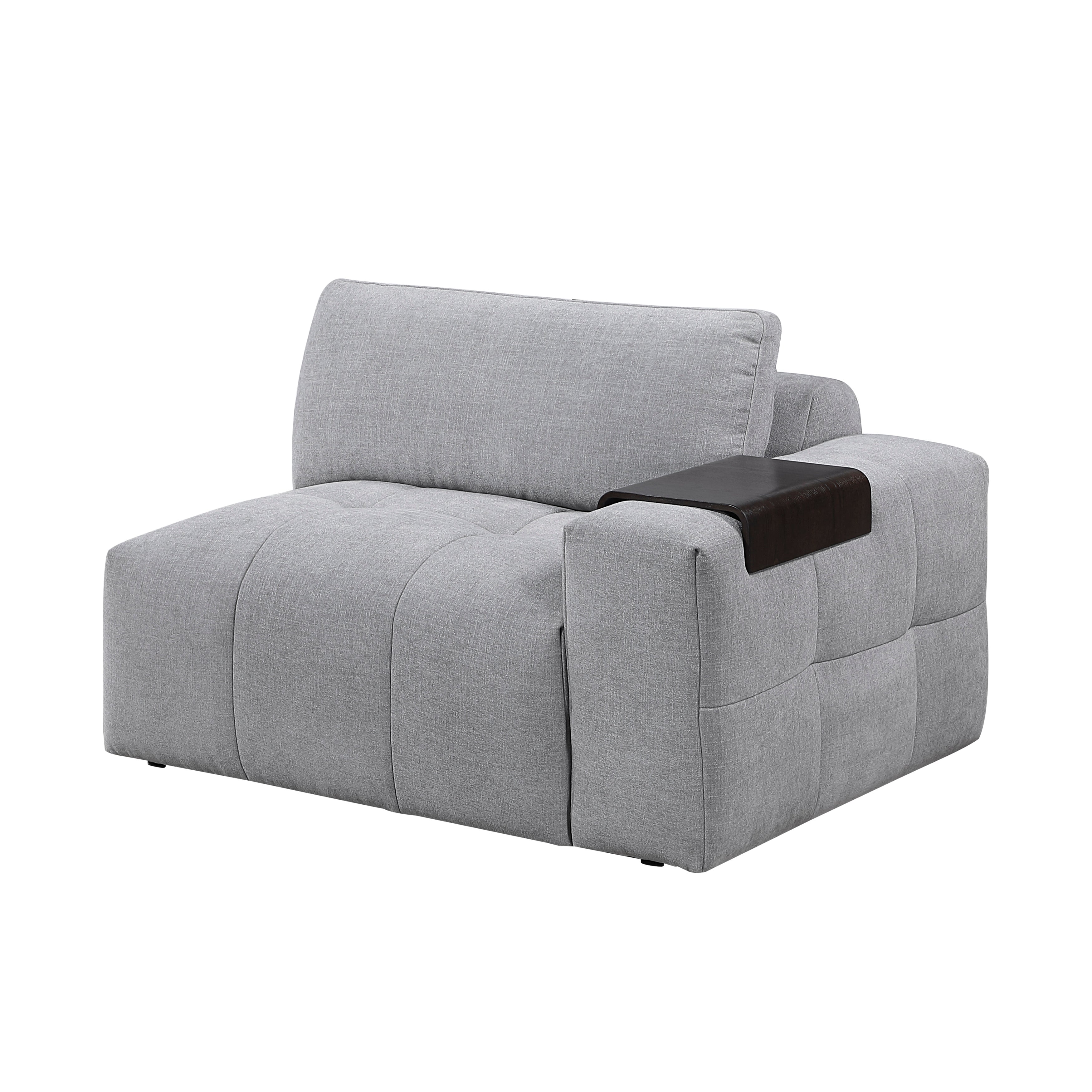 9155GY*51L1ROT (5)5-Piece Modular Sectional with Ottoman - 9155GY*51L1ROT