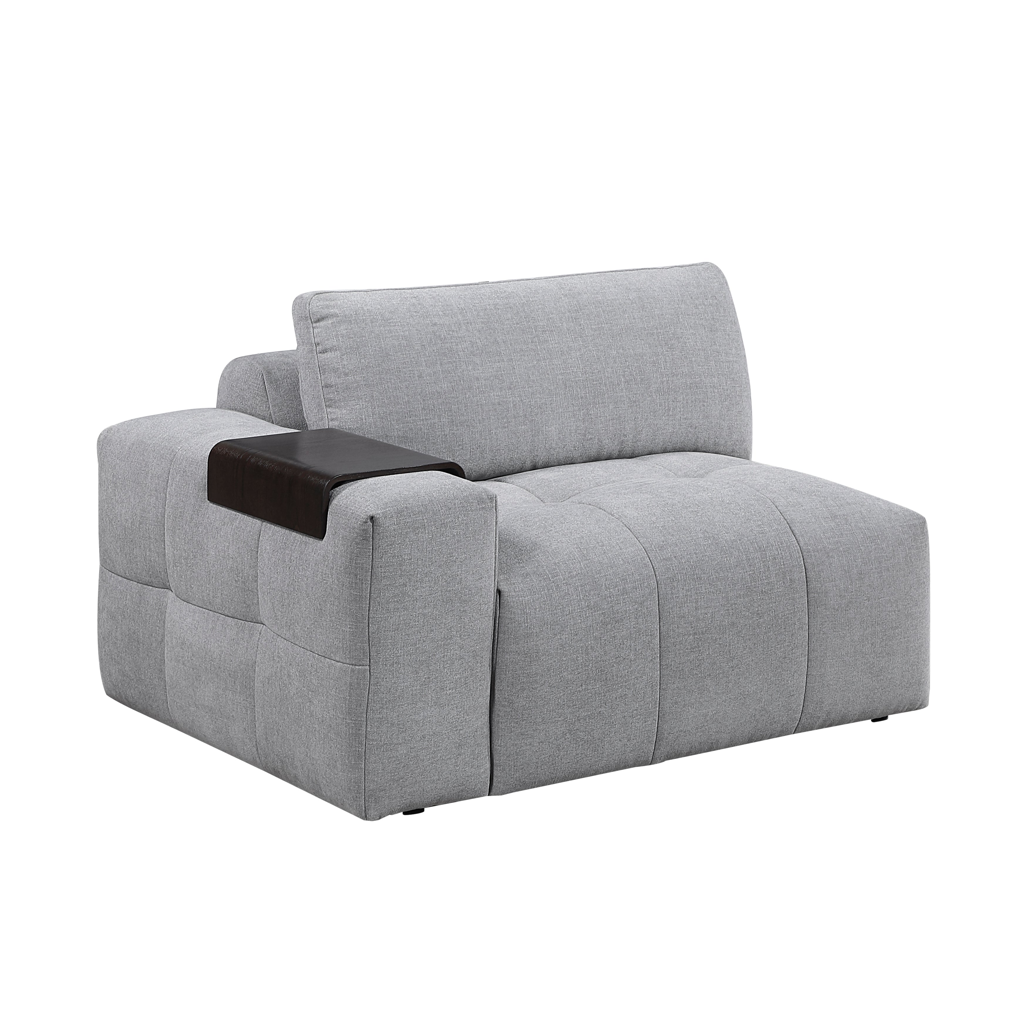 9155GY*51L1ROT (5)5-Piece Modular Sectional with Ottoman - 9155GY*51L1ROT