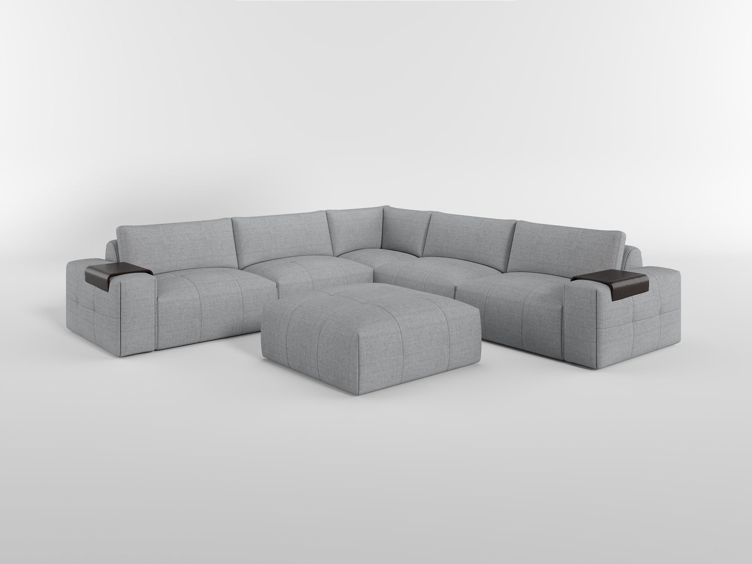 9155GY-AC Armless Chair - 9155GY-AC