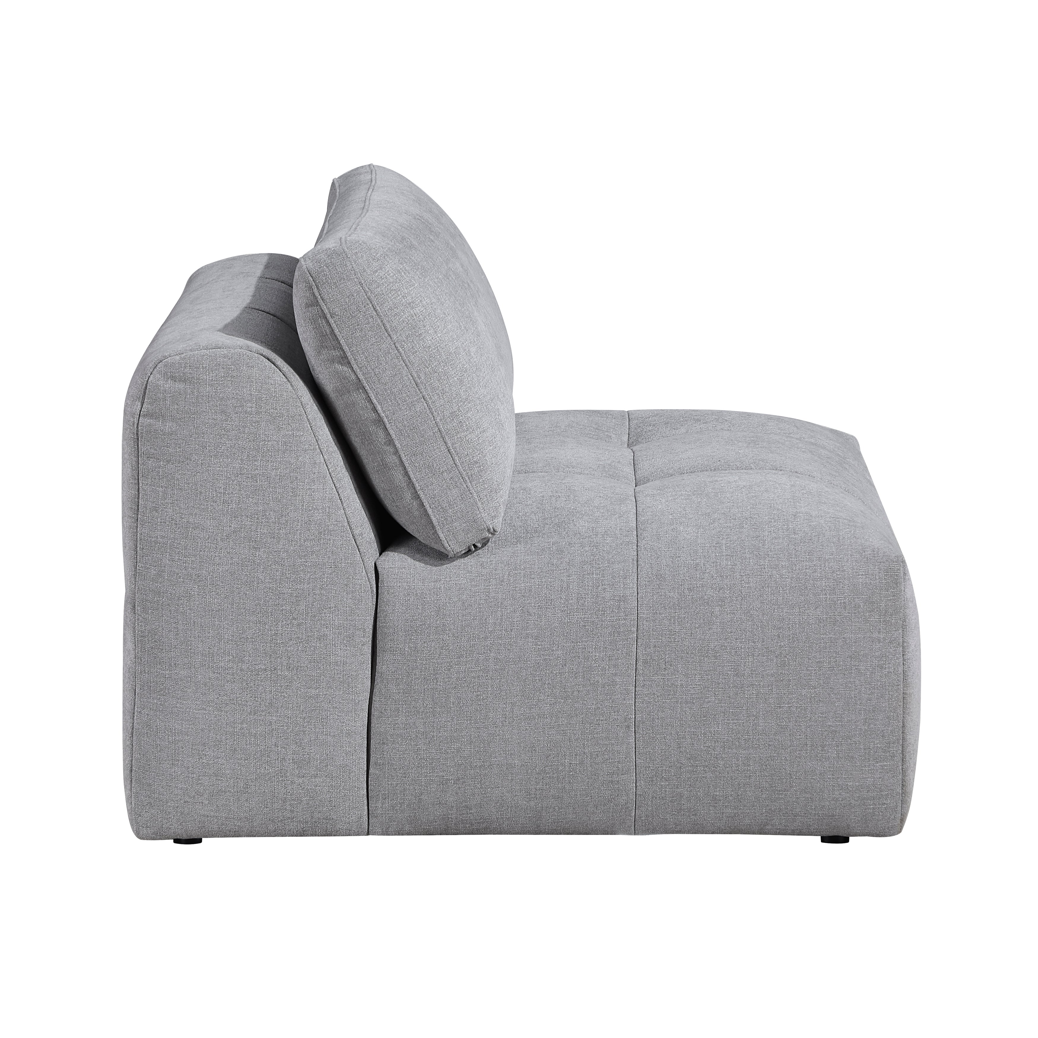 9155GY-AC Armless Chair - 9155GY-AC