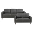 9203DGY*2 2pc Set: Sofa, Love - 9203DGY*2