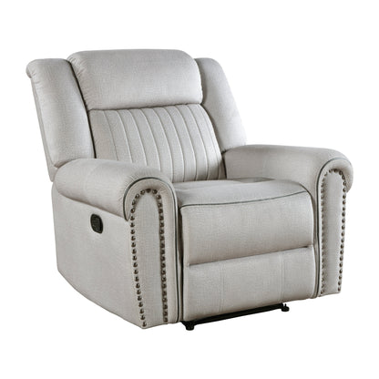 Brennen Mist Double Reclining Living Room Set from Homelegance - Luna Furniture