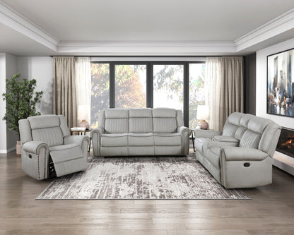 9204MT-2 Double Reclining Love Seat with Center Console - 9204MT-2