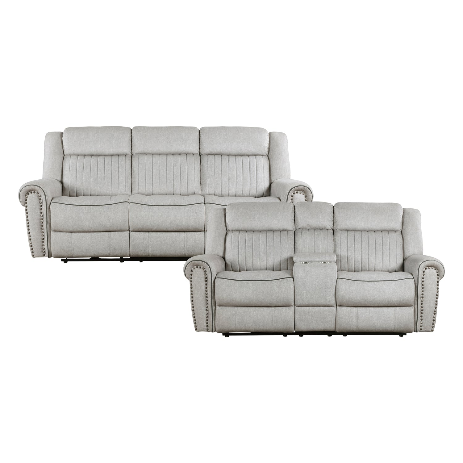 9204MT*2PW 2pc Set: Sofa, Love (Power) - 9204MT*2PW