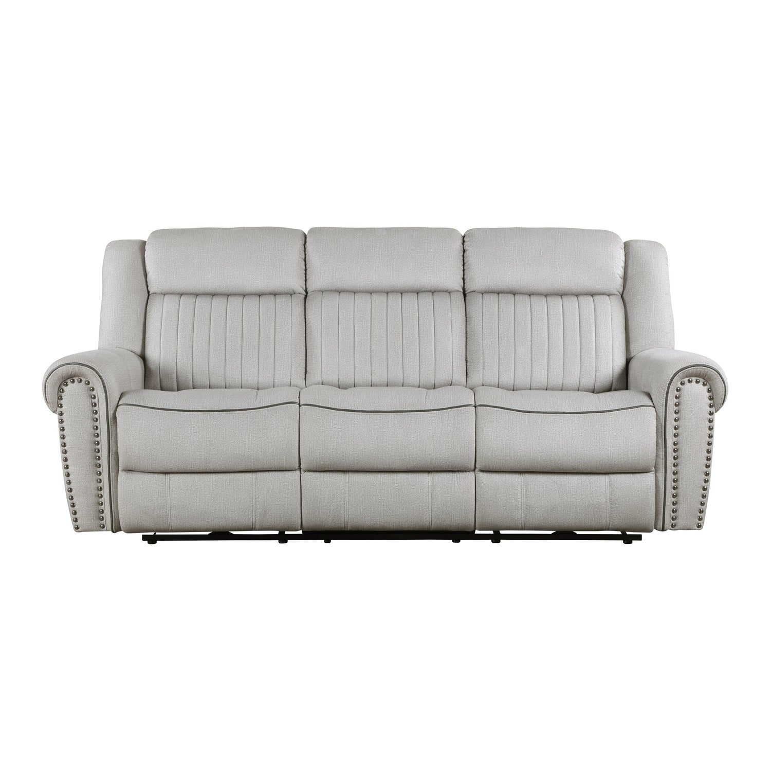 Brennen Mist Double Reclining Living Room Set from Homelegance - Luna Furniture