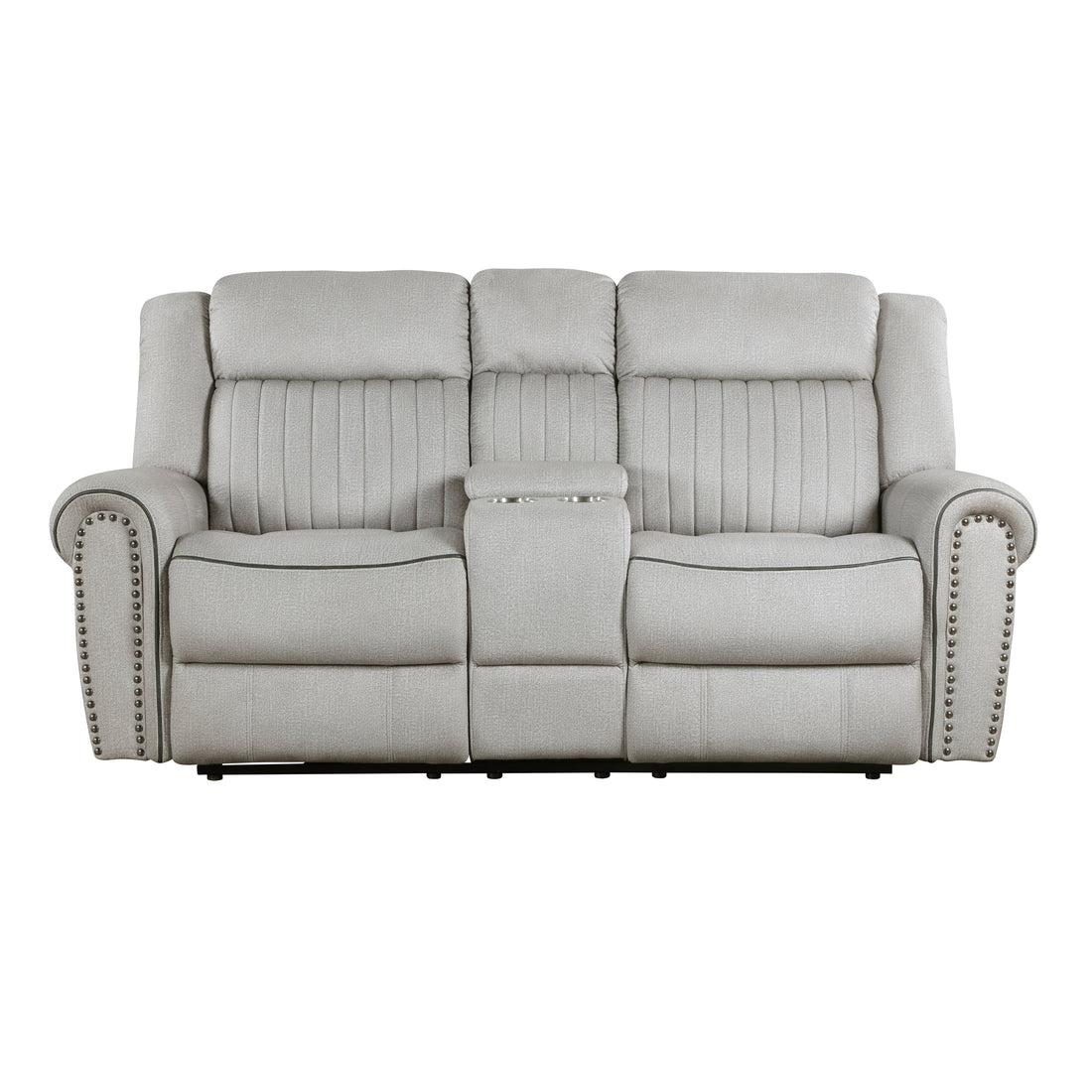 9204MT-2PW Power Double Reclining Love Seat with Center Console - 9204MT-2PW