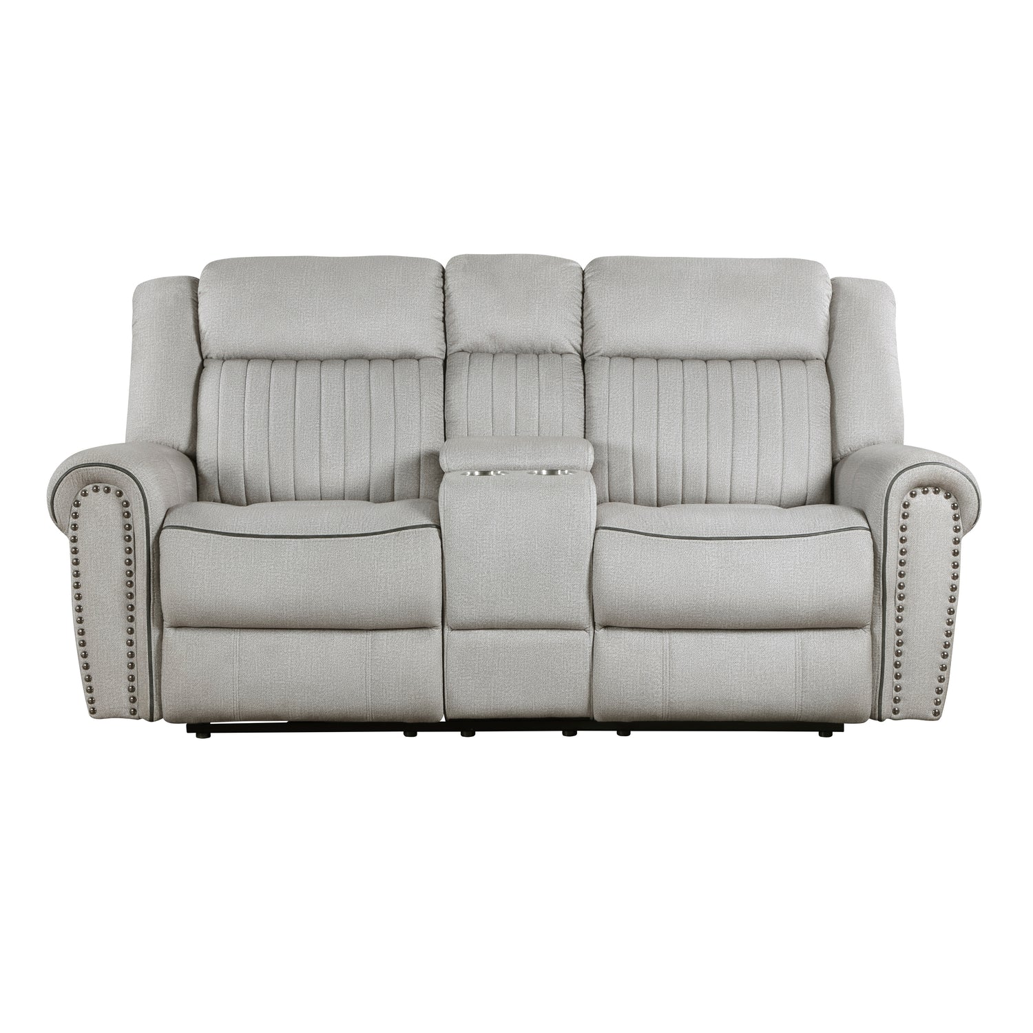 9204MT-2PW Power Double Reclining Love Seat with Center Console - 9204MT-2PW