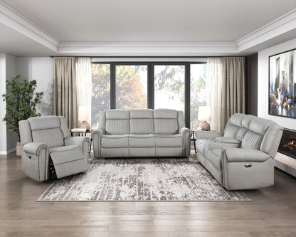 Brennen Mist Power Double Reclining Living Room Set from Homelegance - Luna Furniture