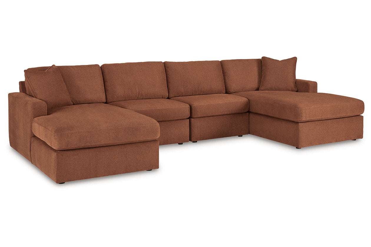 Modmax Spice 4-Piece Sectional with Chaise -  Ashley - Luna Furniture