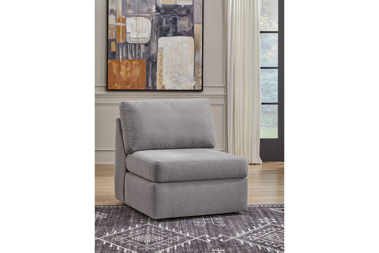 Modmax Granite 5-Piece Sectional and Swivel Glider Recliner -   - Luna Furniture