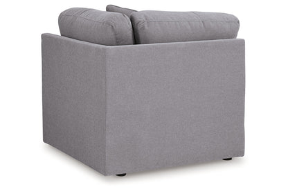 Modmax Granite 5-Piece Sectional and Swivel Glider Recliner -   - Luna Furniture