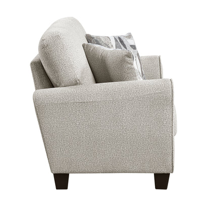 Lemond Gray Sofa and Loveseat from Homelegance - Luna Furniture