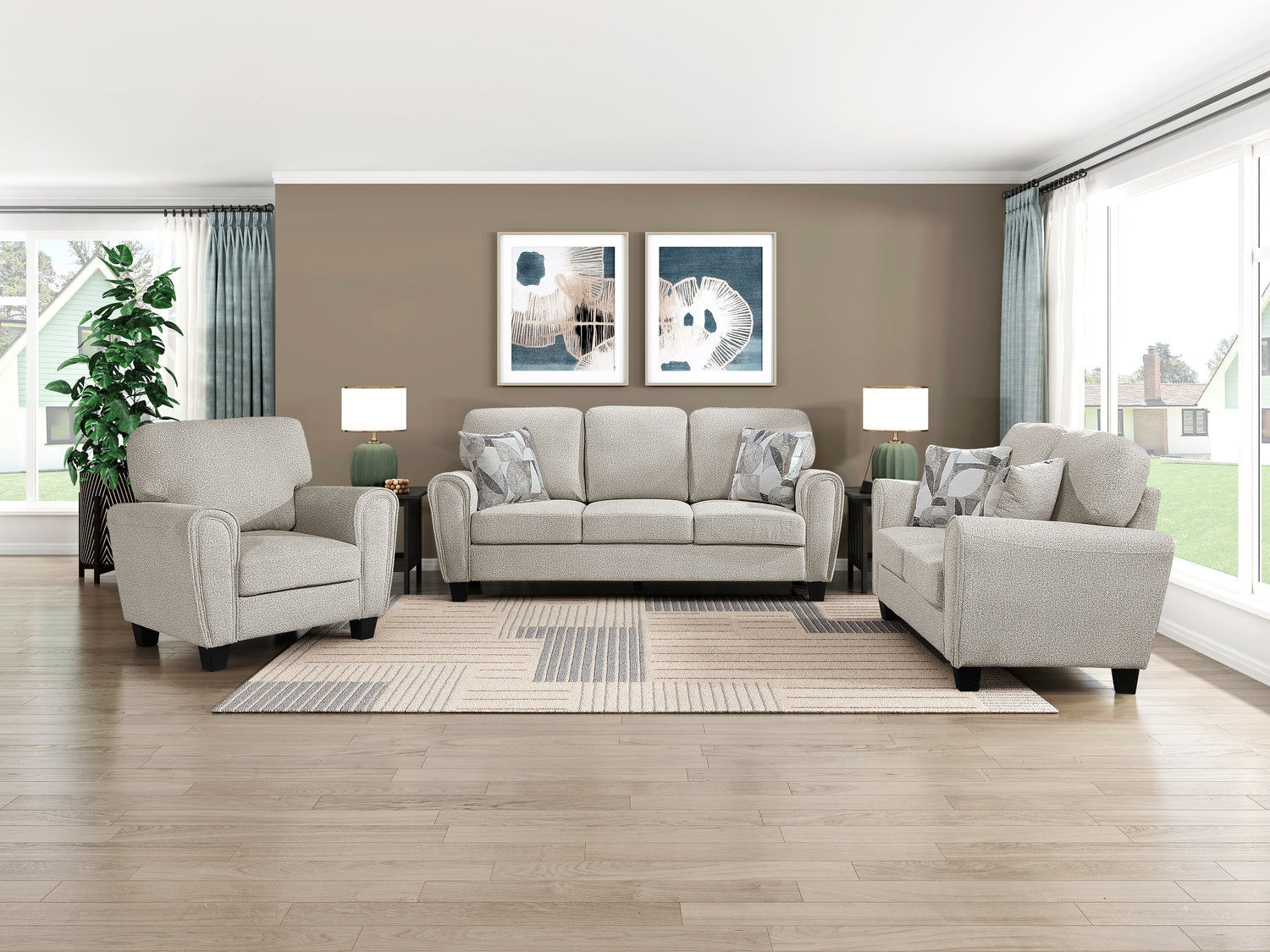 9214NPG-3 Sofa - 9214NPG-3
