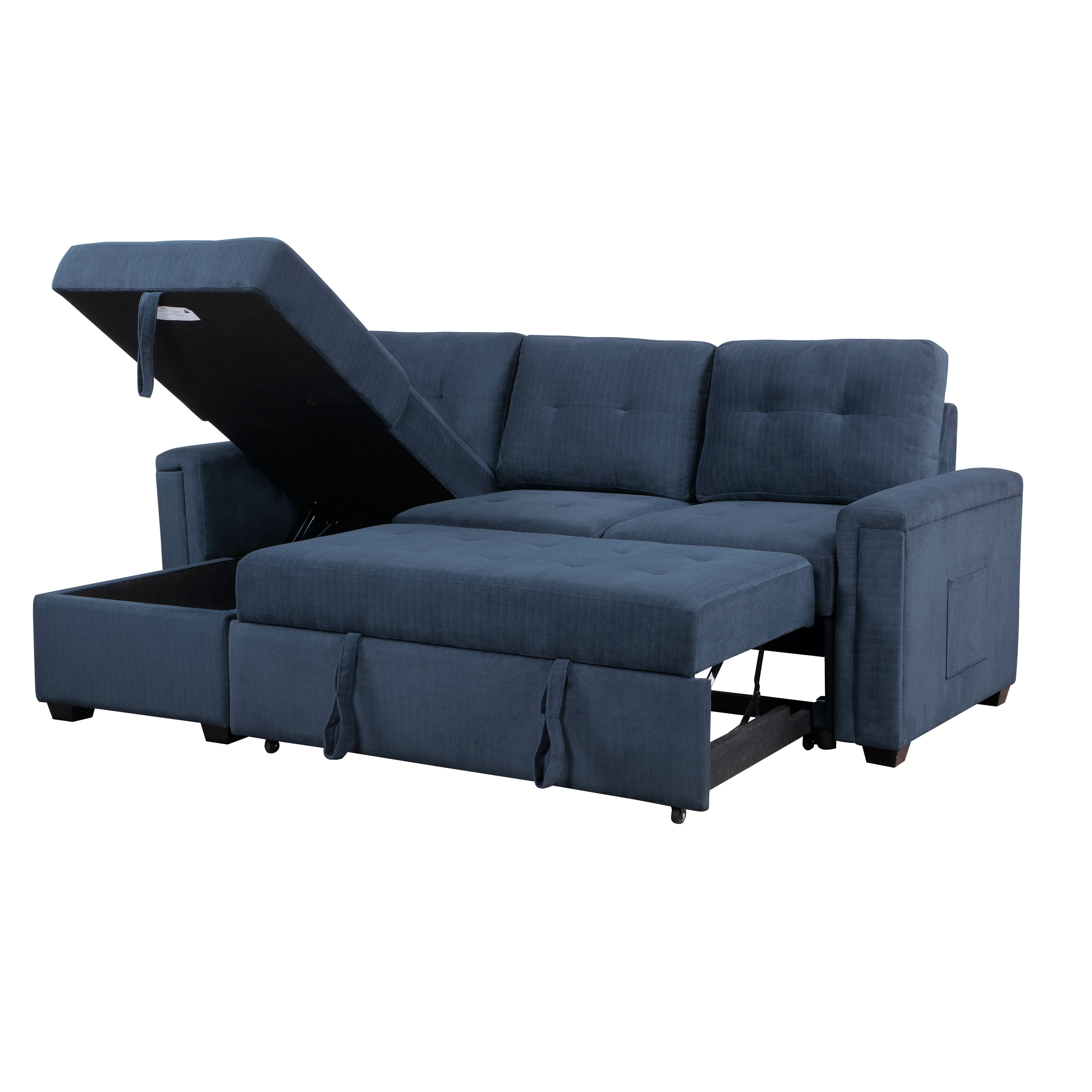 9259*SC (2)Reversible Sectional with Hidden Storage and Pull-out Bed - 9259*SC