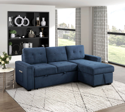 9259*SC (2)Reversible Sectional with Hidden Storage and Pull-out Bed - 9259*SC