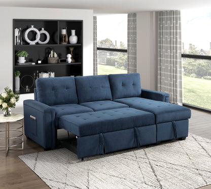 9259*SC (2)Reversible Sectional with Hidden Storage and Pull-out Bed - 9259*SC