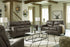Navi Smoke Sofa, Loveseat and Recliner -  Ashley - Luna Furniture
