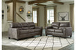 Navi Smoke Sofa and Loveseat -  Ashley - Luna Furniture