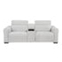 9455CLD-2CNPWH* (3)Power Double Reclining Love Seat with Center Console and Power Headrests, Charging Ports - 9455CLD-2CNPWH*