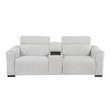 9455CLD-2CNPWH* (3)Power Double Reclining Love Seat with Center Console and Power Headrests, Charging Ports - 9455CLD-2CNPWH*