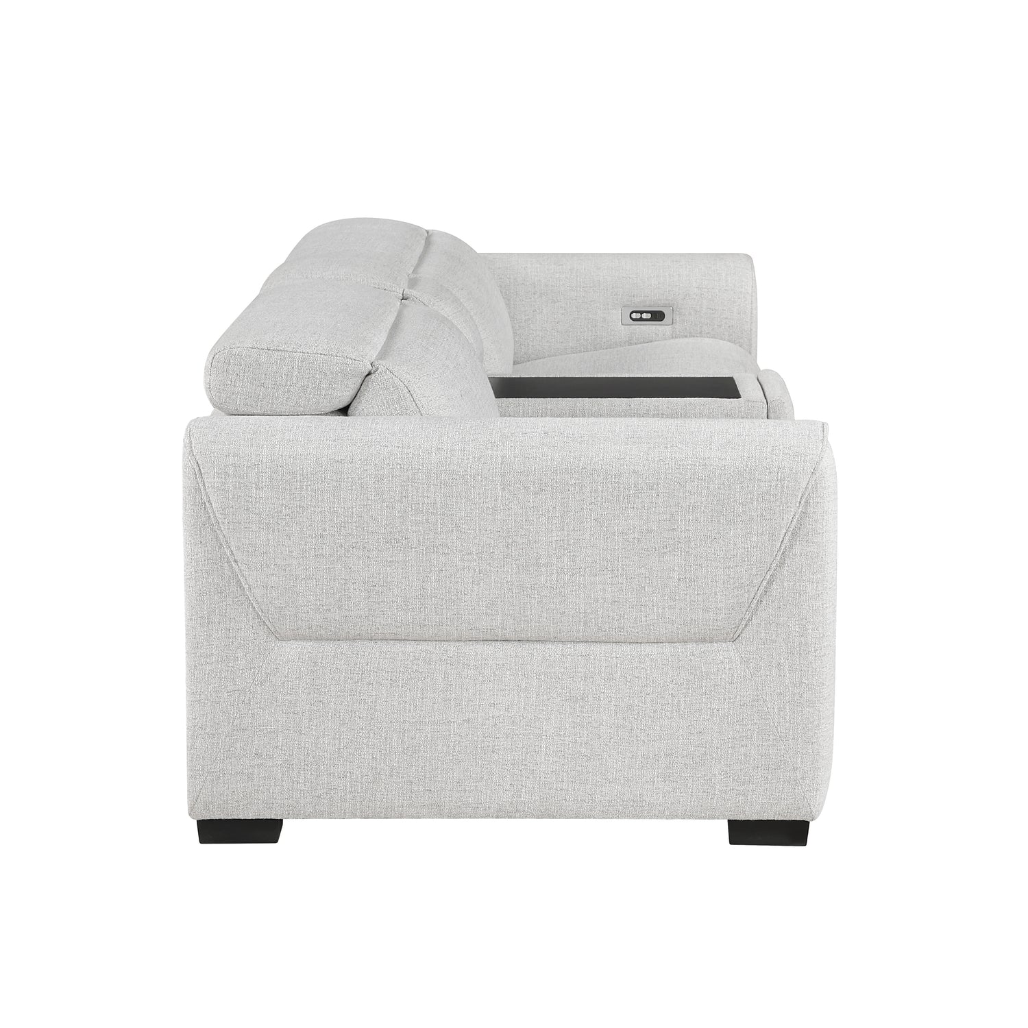 9455CLD-2CNPWH* (3)Power Double Reclining Love Seat with Center Console and Power Headrests, Charging Ports - 9455CLD-2CNPWH*