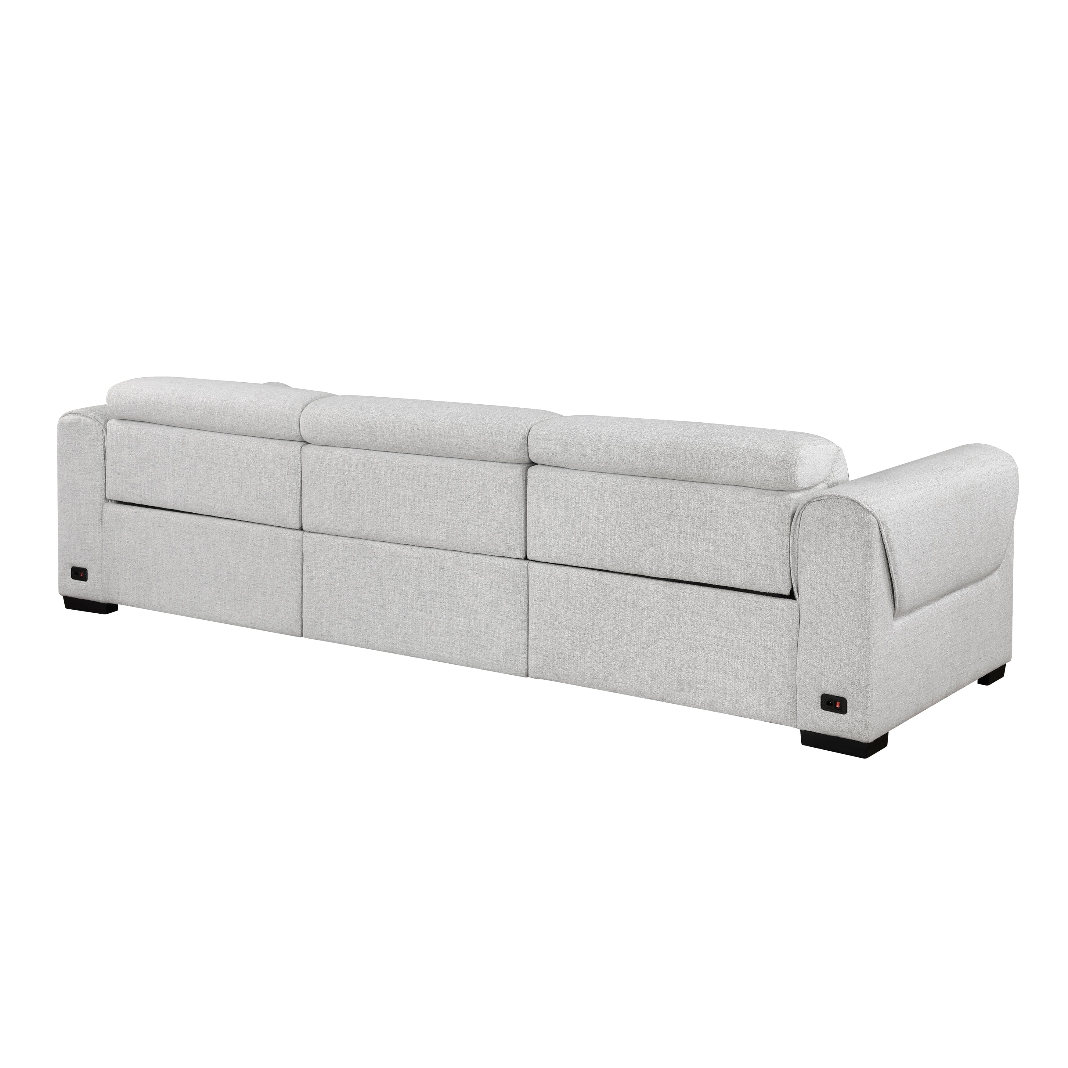 9455CLD-3PWH* (3)Power Double Reclining Sofa with Power Headrests, Charging Ports - 9455CLD-3PWH*