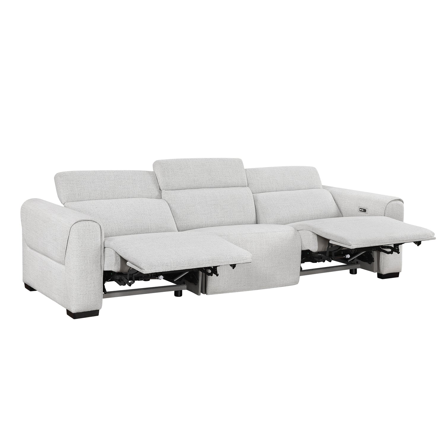 9455CLD-3PWH* (3)Power Double Reclining Sofa with Power Headrests, Charging Ports - 9455CLD-3PWH*