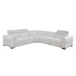 9455CLD*5LRRRPWH (5)5-Piece Modular Power Reclining Sectional with Power Headrests, Charging Ports - 9455CLD*5LRRRPWH