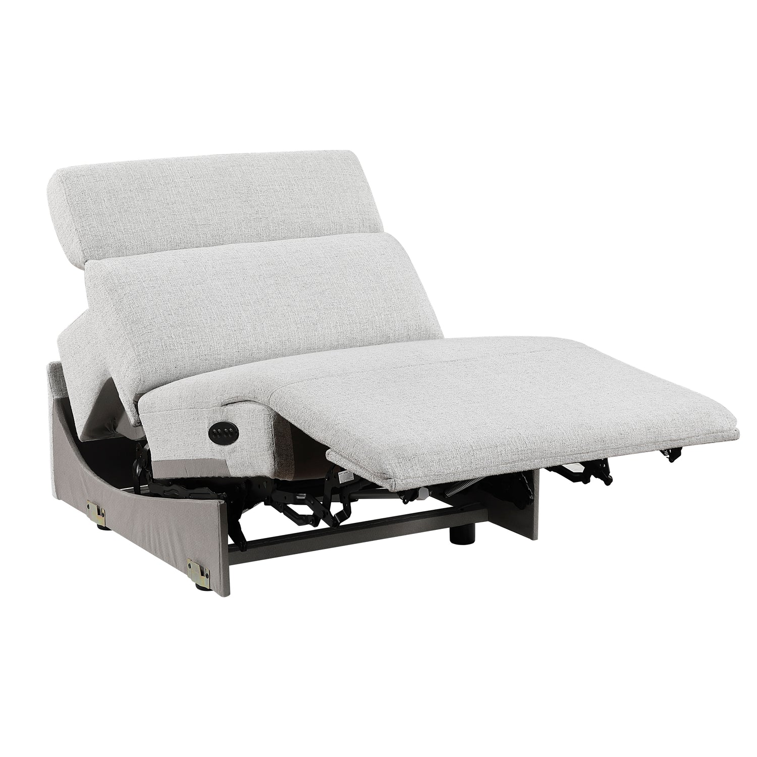 9455CLD*6LRRRPWH (6)6-Piece Modular Power Reclining Sectional with Power Headrests, Charging Ports - 9455CLD*6LRRRPWH