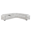 9455CLD*6LRRRPWH (6)6-Piece Modular Power Reclining Sectional with Power Headrests, Charging Ports - 9455CLD*6LRRRPWH
