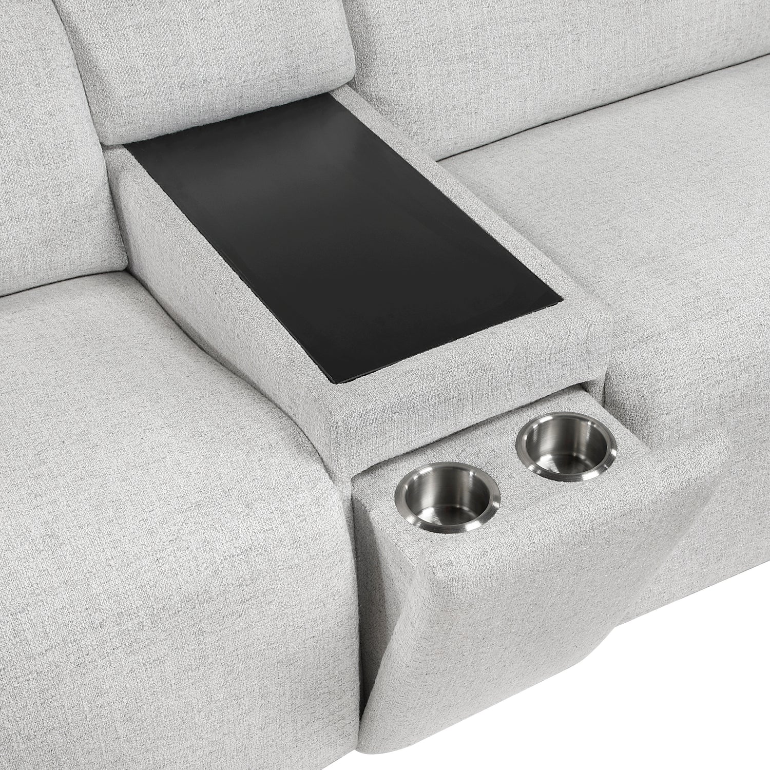 9455CLD*6LRRRPWH (6)6-Piece Modular Power Reclining Sectional with Power Headrests, Charging Ports - 9455CLD*6LRRRPWH