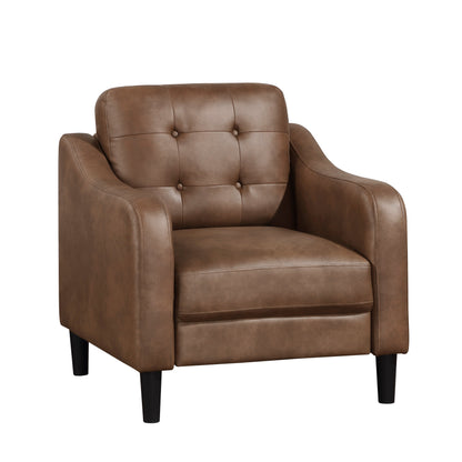 Mallory Brown Living Room Set from Homelegance - Luna Furniture