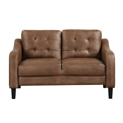 Mallory Brown Living Room Set from Homelegance - Luna Furniture