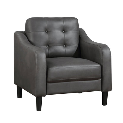 Mallory Gray Living Room Set from Homelegance - Luna Furniture