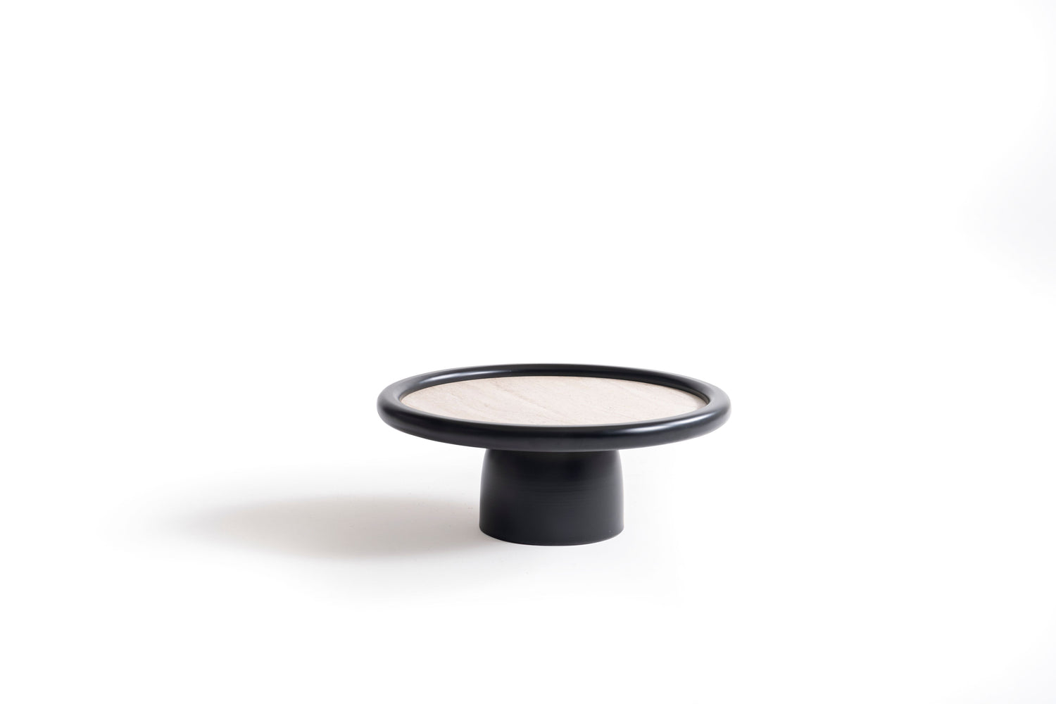 950 Black Travertine 3 Pc Coffee Table Set - 950BLACKT-COFSET