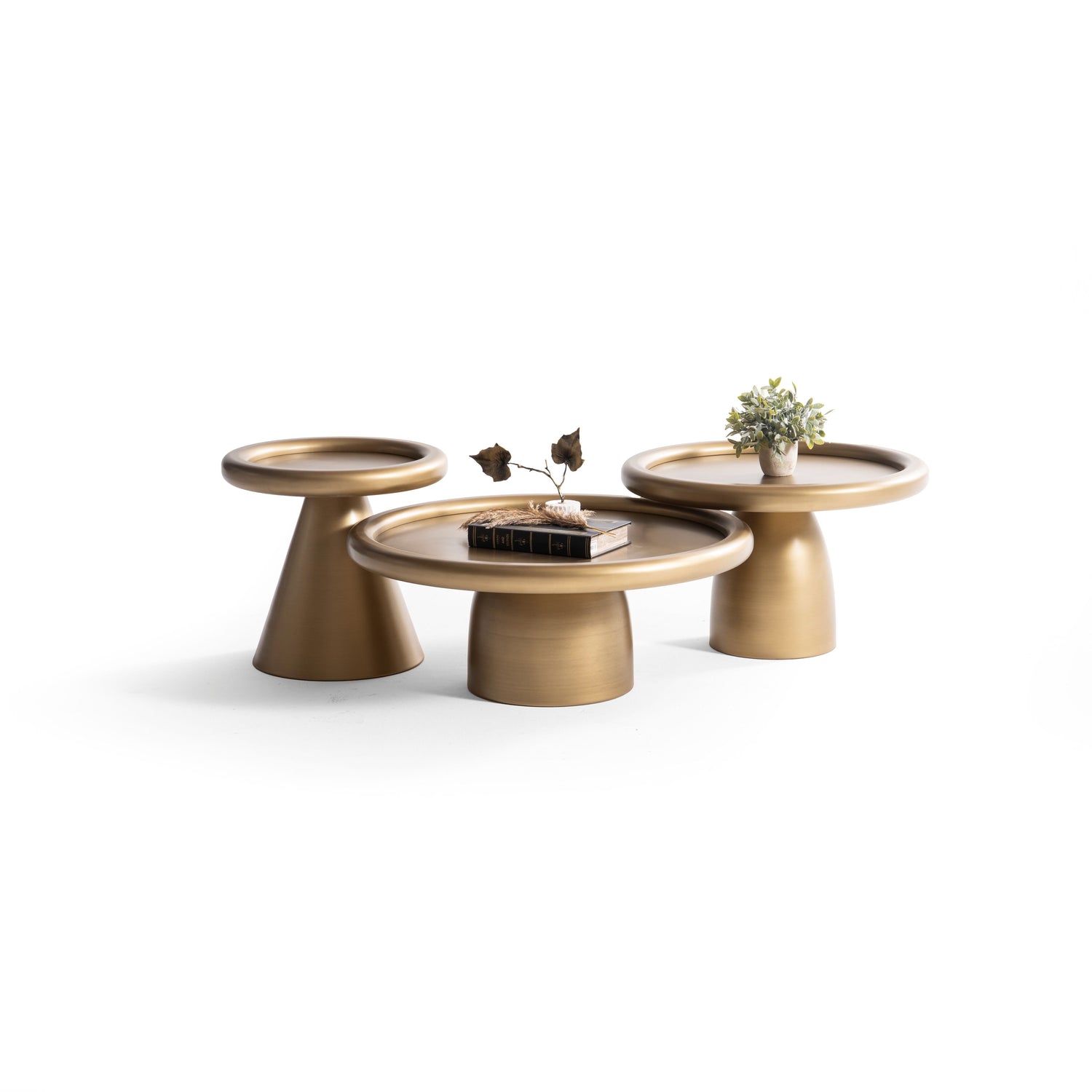950 Gold 3 Pc Coffee Table Set - 950GOLD-COFSET