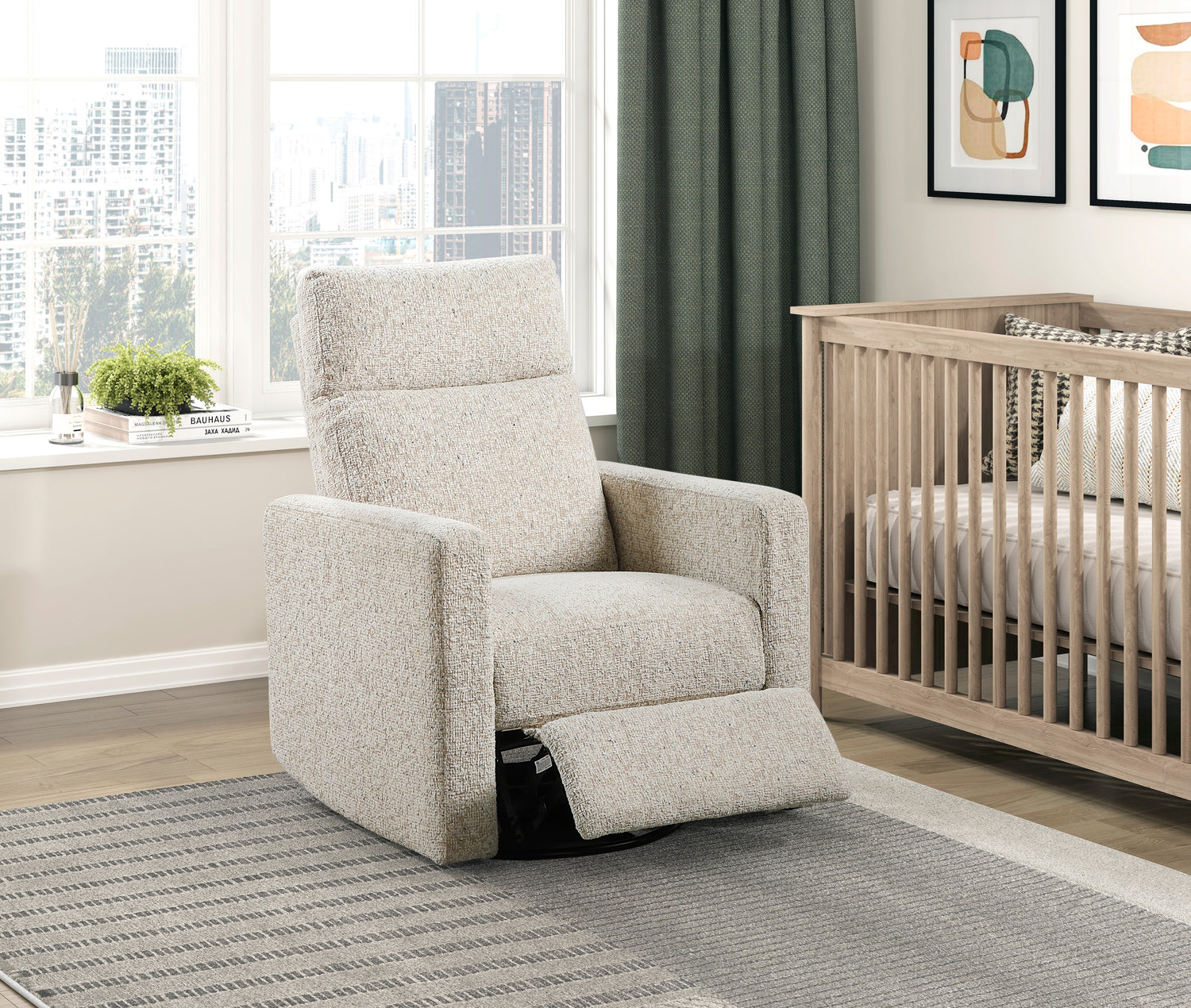 9504-1 Swivel Glider Reclining Chair - 9504-1